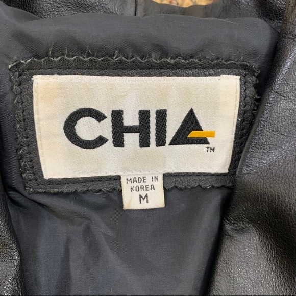 Chia Women’s leather jacket size medium - Picture 7 of 7